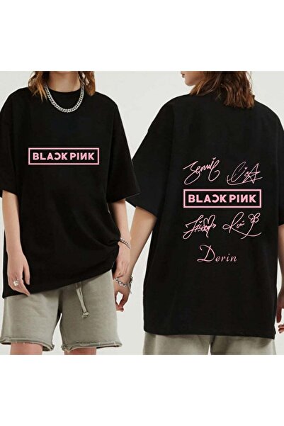 MECH BUTİK Tricou oversize cu imprimeu Blackpink Signature