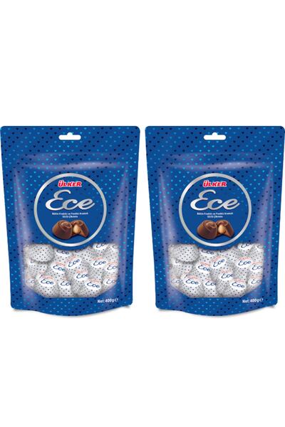 Ülker Ece 2'li Ikramlık Bütün Fındıklı Sütlü Çikolata 350 Gr