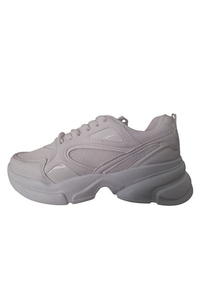Texin N20 White Lace-up Lightweight Women's Walking Daily Shoes