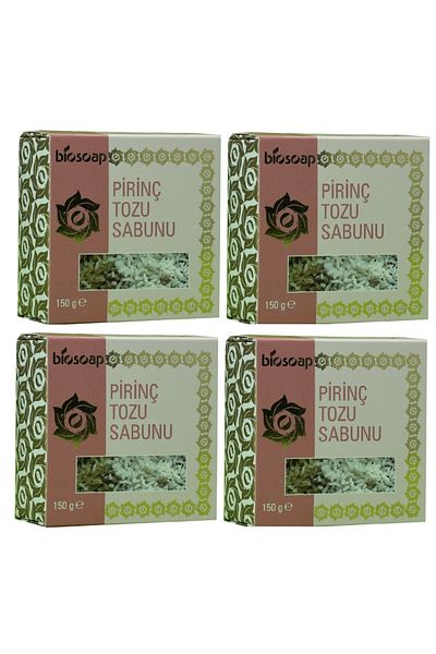 Biotama Natural Rice Powder Soap 150 G X 4 Pieces