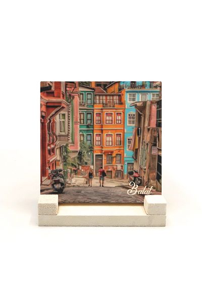 Sadrazam Istanbul-balat Printed Natural Stone Tabletop