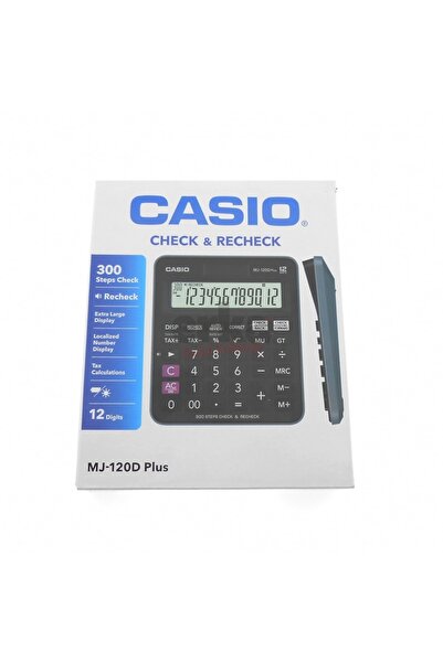 Casio Mj-120d Plus 12 Hane Hesap Makinesi