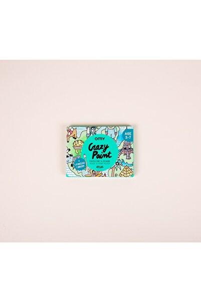 OMY Crazy Paint Atlas - Boyamaya Hazır Poster