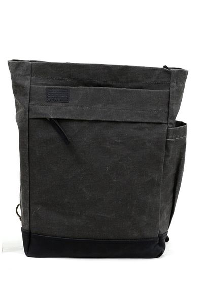 Old Cotton Cargo 7115 S Alanzo Μαύρη Αδιάβροχη Σχολική Τσάντα Ταξιδιού για Κάμπινγκ