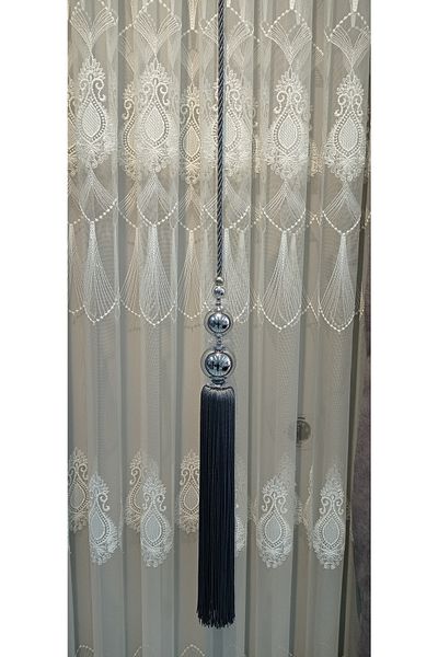 serART Moon Sun Curtain Pendant Lamp Anthracite Balls Chrome