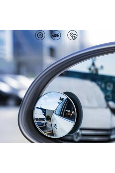 Autokit Oto Kör Nokta Aynası Gerçek Ayna Yuvarlak 55 Mm Oynar 1 Adet Yüksek K...