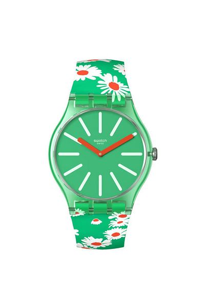 Swatch Meadow Flowers Unisex Wristwatch So29g104
