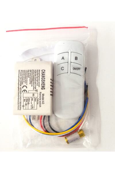 Led 3 Kanal Avize Kumandası Üçlü Kumanda Devresi 1000w ( 280w)