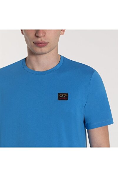 PAUL&SHARK Ανδρικό πλεκτό μπλουζάκι C.w. Βαμβάκι