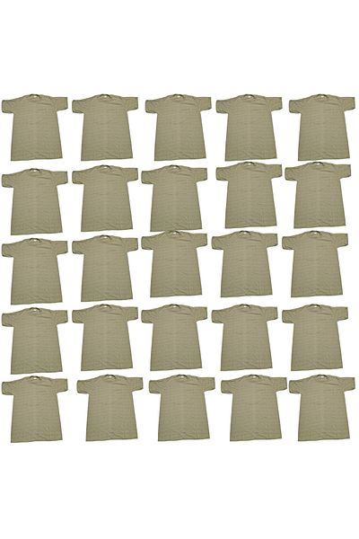 SEM-TAKTİKAL Set of 25 Military Cotton Undershirts Military Laundry Military Material