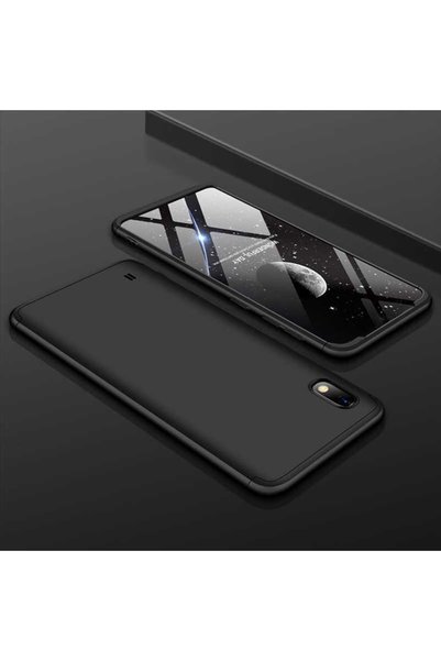 ZM STORE جراب سامسونج جالاكسي A10 مكون من 3 قطع حماية وغطاء صلب وخفيف