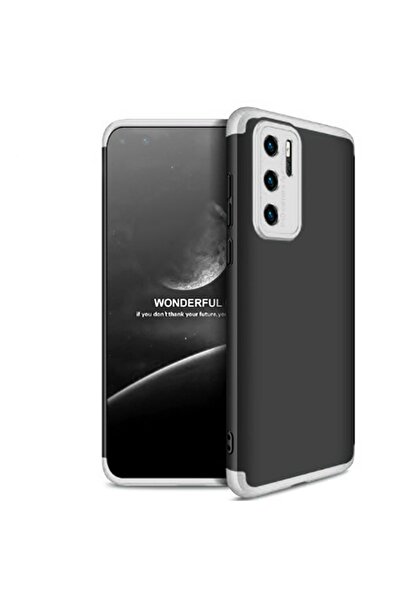 ZM STORE Huawei P40 Pro Kılıf 3 Parçalı Koruma Hafif Ve Sert Kapak