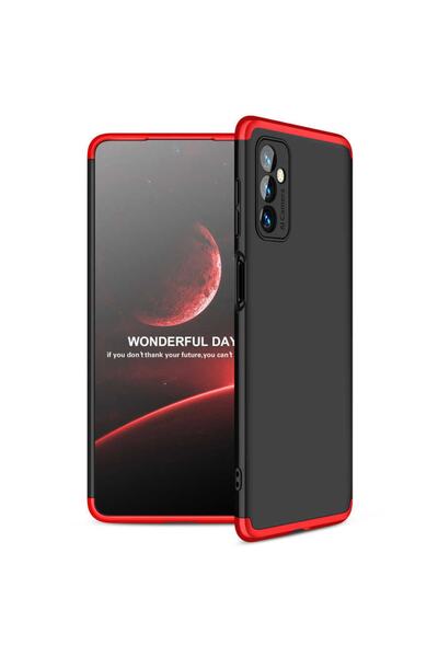 ZM STORE Samsung Galaxy M52 Kılıf 3 Parçalı Koruma Hafif Ve Sert Kapak