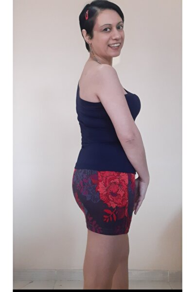 Mertcan Butik Μπλούζα με μακρυμάνικο χτενισμένο βισκόζη με έναν ώμο