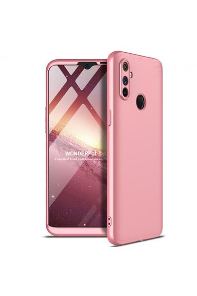 ZM STORE Realme C3 Kılıf 3 Parçalı Koruma Hafif Ve Sert Kapak