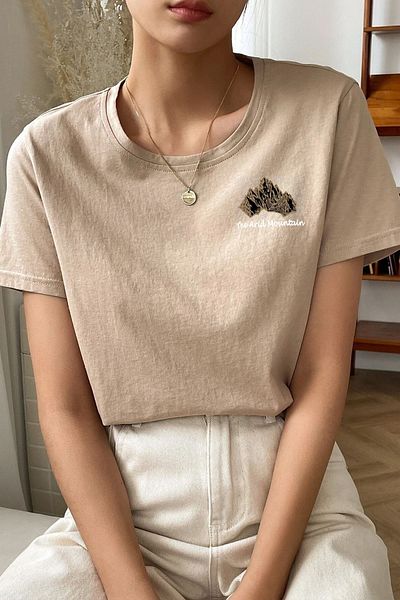 uyguntarz Μπλουζάκι Unisex Arid Mountain Printed