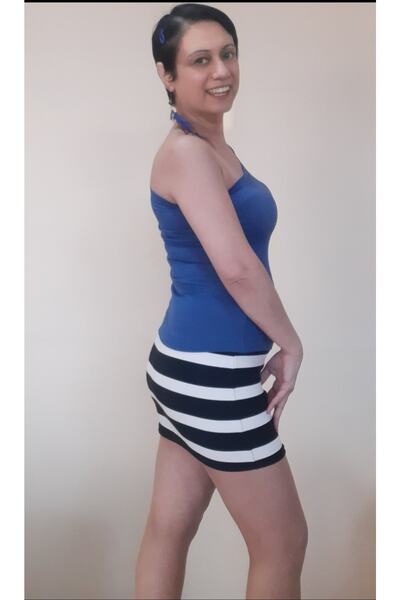 Mertcan Butik Μπλε μακρυμάνικη μπλούζα από βισκόζη από βαμβακερή βαμβακερή