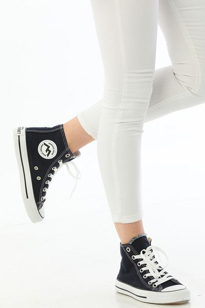 Everest Transparent Sole Linen All Star - Casual Sneakers, Ankle Length