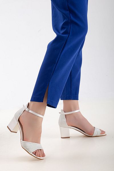 LİLLA Women's Short Heeled Evening Shoes