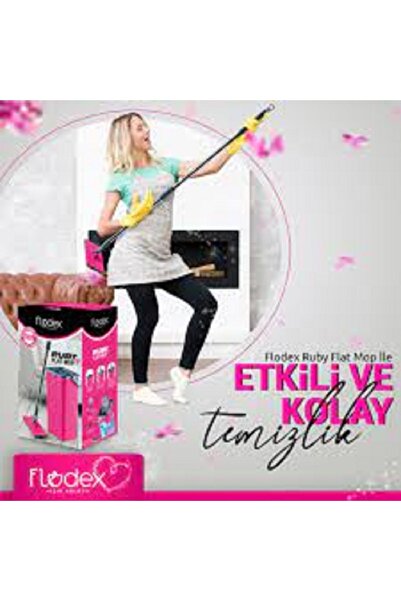 FLODEX Ruby Flat Mop Temizlik Seti