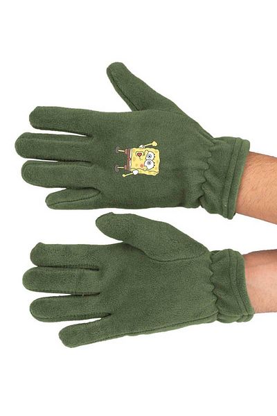 herotasarım Νικητής Bob Printed Long Winter Fleece Gloves - Sponge BB3646