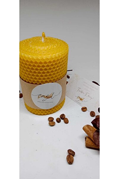 Çağıl organizasyon Doğal El Yapımı Büyük Boy Balmumu Mum