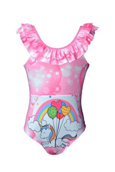 Rs Ramuni Κοριτσίστικο μπαλόνι μονόκερος με μοτίβο ψηφιακής εκτύπωσης μαγιό π...