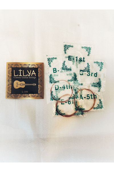 LİLYA 10 Pack Imported Quality Bronze Wrapped Classical Guitar String Set-10 Packs in One
