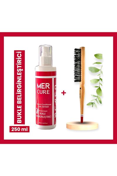 ELSA Professional Red Tip Bun Brush + Curl Defining Conditioner 250 Ml