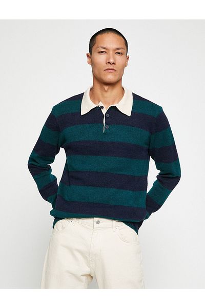 Koton Pullover - Grün - Regular Fit