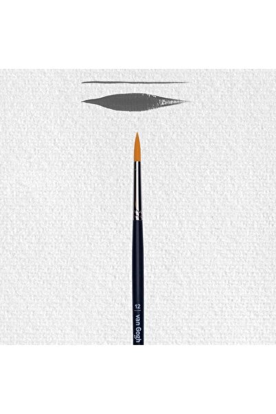 Van Gogh 295 Серія Синтетична кругла кисть для масляної/акрилової фарби №: 12