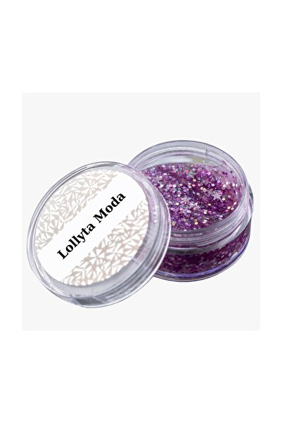 Lollyta Moda Purple Lilac Glitter Glitter Gel Face and Body Makeup Glitter Gel