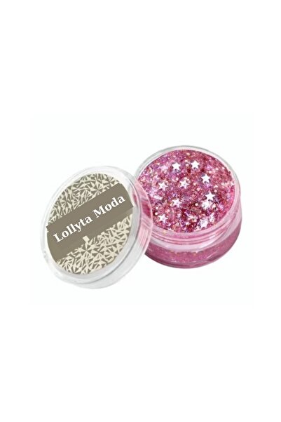 Lollyta Moda جل لامع وردي لامع لمكياج الوجه والجسم