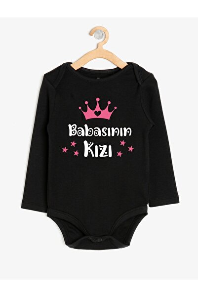 venüsdijital ابنة الأب الخاصة بأكمام طويلة للأطفال Bady Zıbın للأب