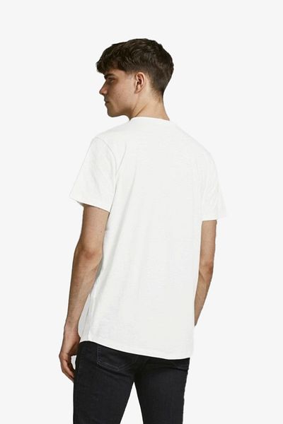 Jack & Jones Ανδρικό λευκό μπλουζάκι Jack Jones Jjebasher Tee O-neck Ss Noos