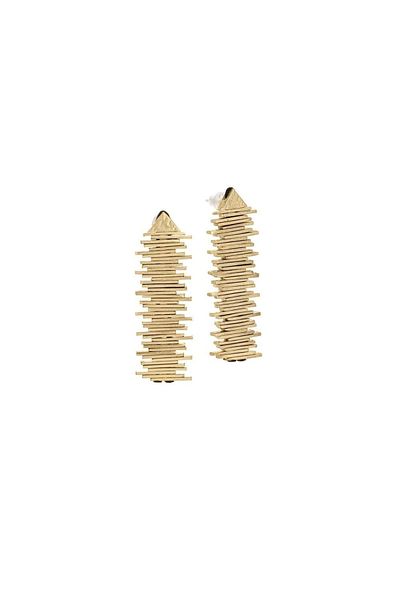 Juju Bronze Heart Beat Earrings