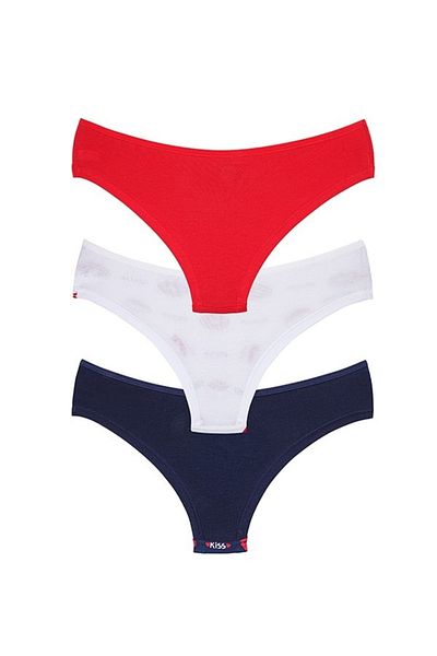 Perita.Life Women's Kiss Me (Kiss Me) Printed Hipster Shorts Panties (3 Pack)