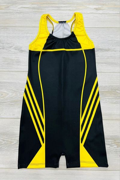 PODIUM GYM Rainbow / Striped Quick Dry Sports / Swimmer Children's Swimsuit