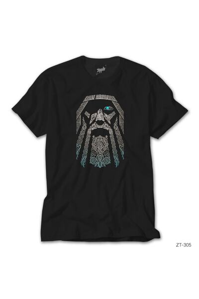 Z zepplin Μαύρο T-Shirt Odin