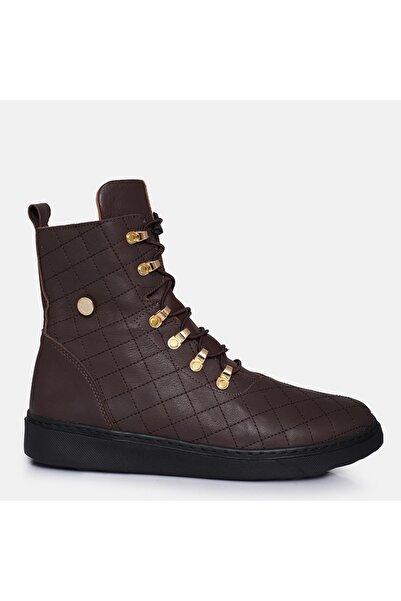 37Numara Büyük Numara Kadın Hakiki Deri Bot 41-42-43-44-45 Kahve
