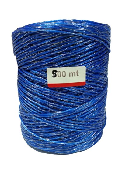 Elektrikli Çit Teli 500 Metre Mavi Uv Katkılı Misinalı Krom Telli