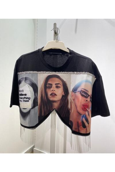 eos lingerie Tričko s detailním designem řetízku