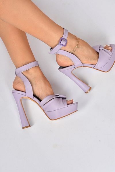 Fox Shoes Γυναικεία Παπούτσια Πασχαλιά Χοντρή Πλατφόρμα με τακούνι K404080209