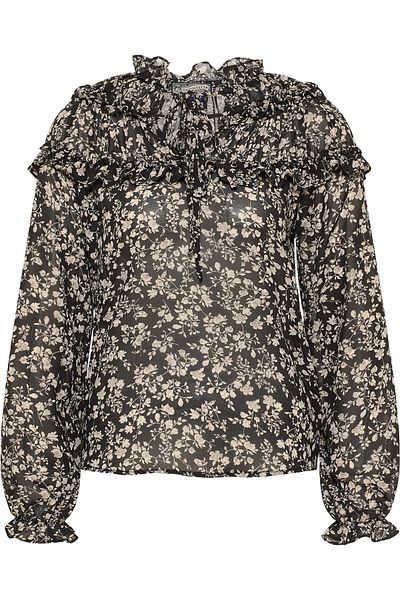 Dreimaster Vintage Ruschenbluse Brücke Port