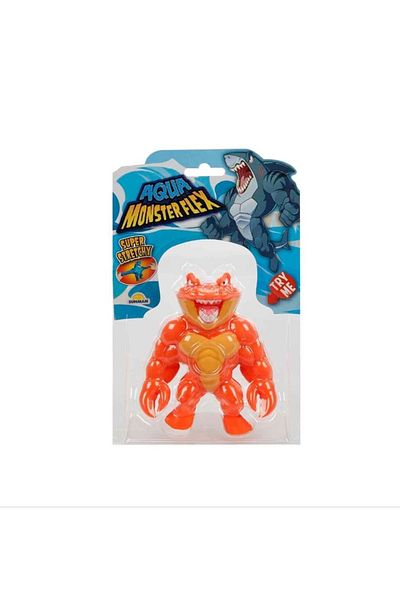 Sunman Aqua Monsterflex Super Flexible Figure Super Flexible Sea Monster Red Crok