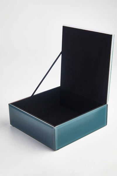 Deeps Brands Decorative Glass Box with Abundance Motif