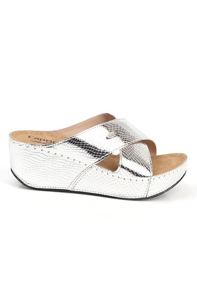 Capone Outfitters Anatomical Soft Comfortable Sole Wedge Heeled Mother Slippers