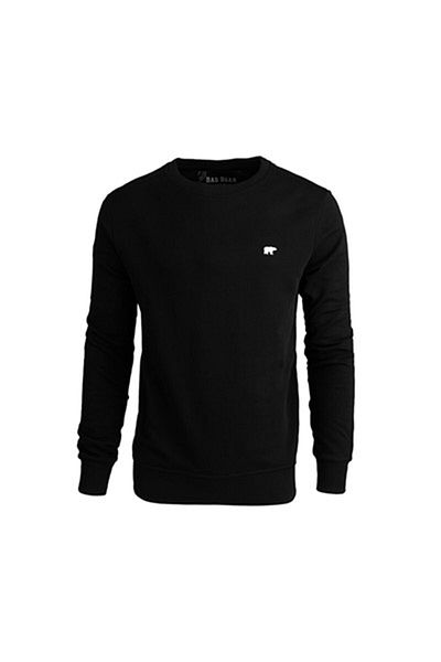 Bad Bear Presage Crewneck Embroidered Sweatshirt - Black - Xxl - St05352-black-xxl