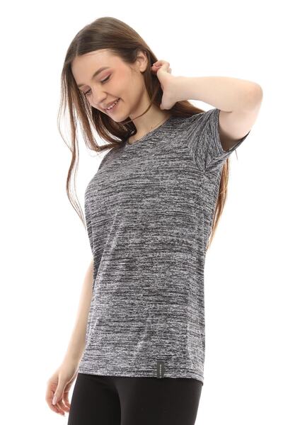 GHASSY CO. Women's Moisture Wicking Active Gym Fitness Running Performance Outdoor Sports Tshirt