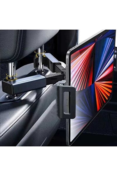 Asfal Tüm Araçlar Ile Uyumlu Ayarlanabilir Koltuk Arkası Tablet Tutucu Ve Tel...